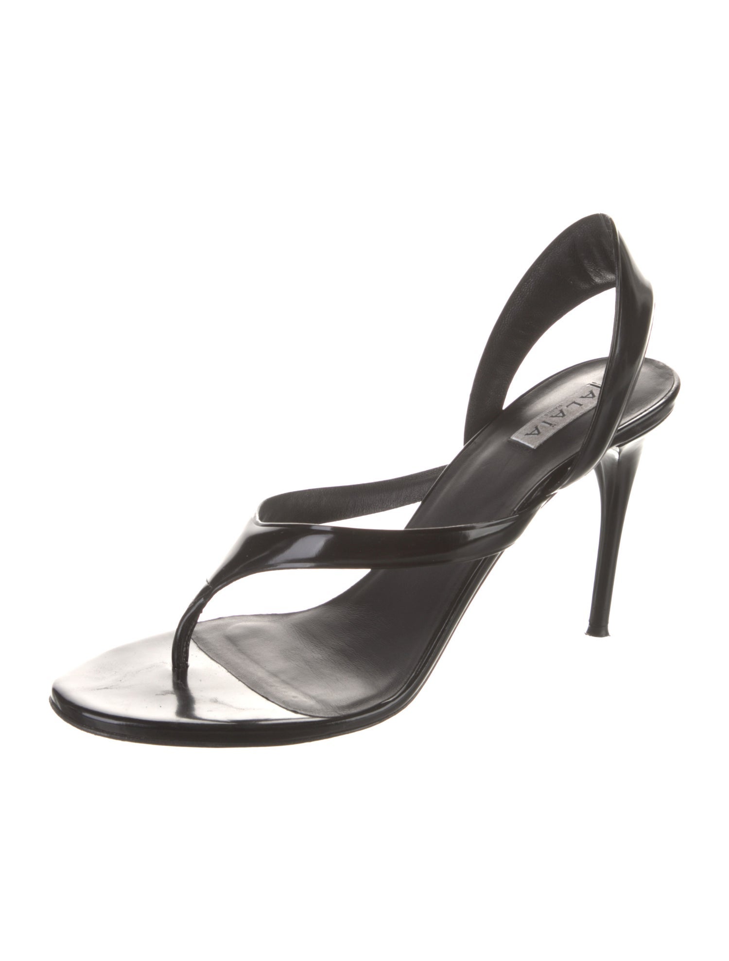 Alaïa Leather Slingback Sandals