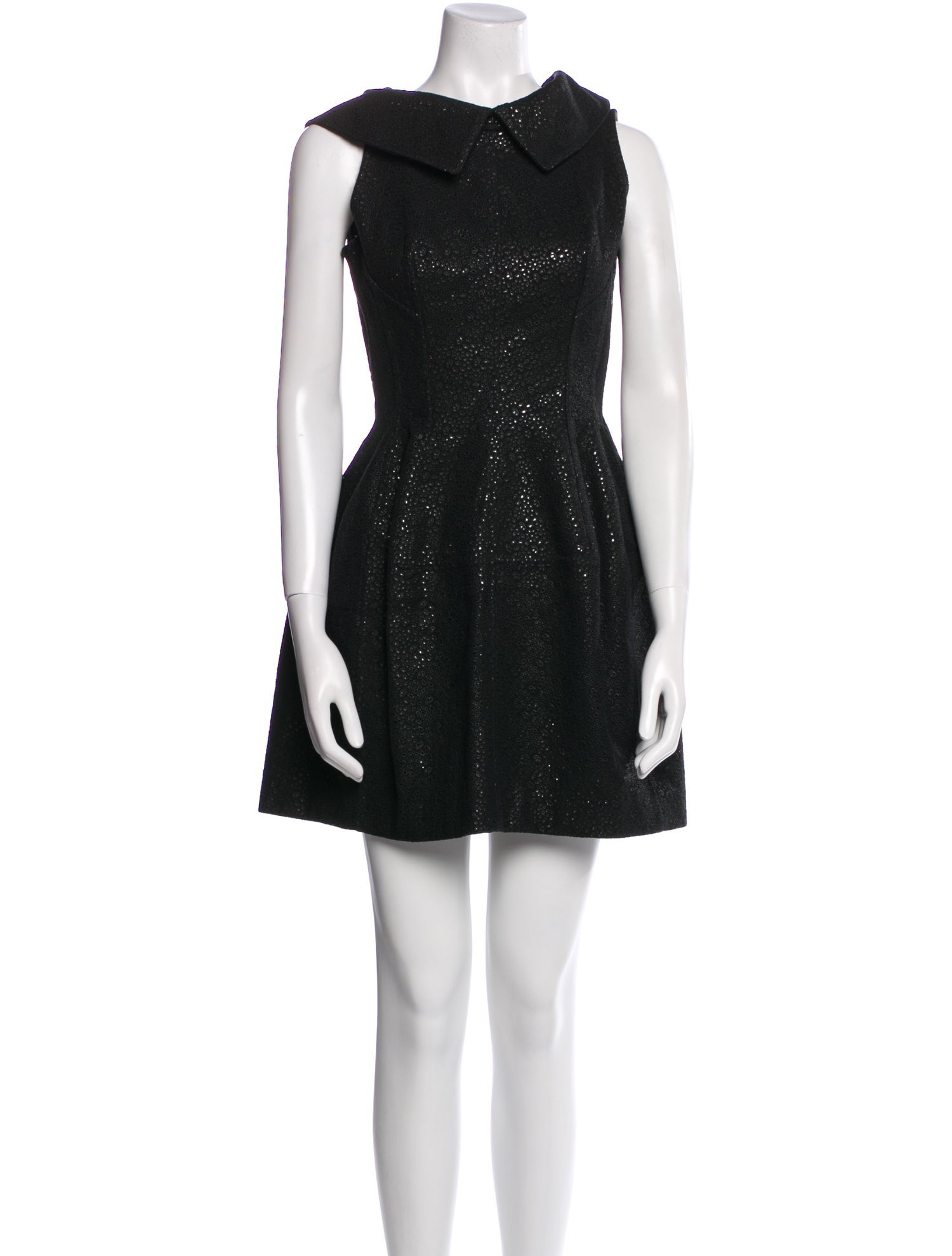 Alaïa Bateau Neckline Mini Dress