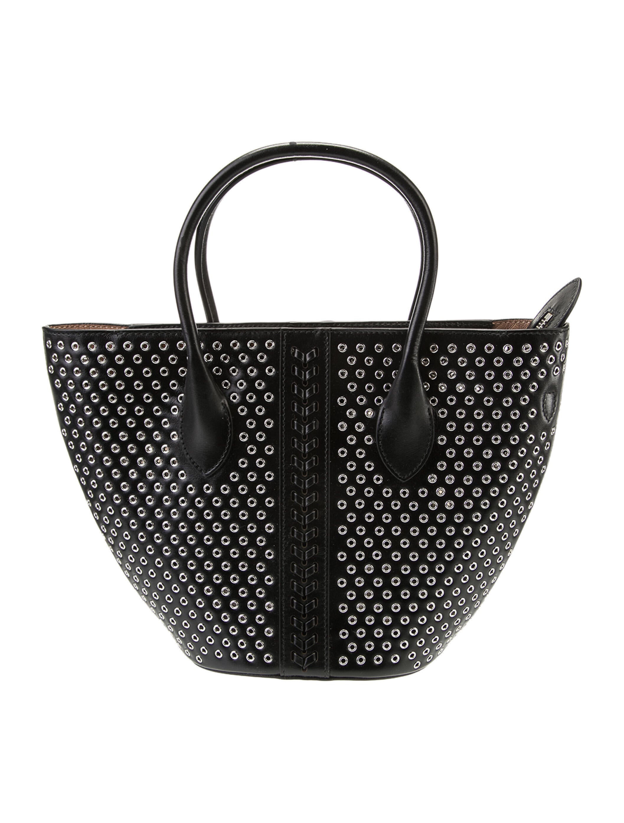 Alaïa Leather Top Handle Bag w/ Tags