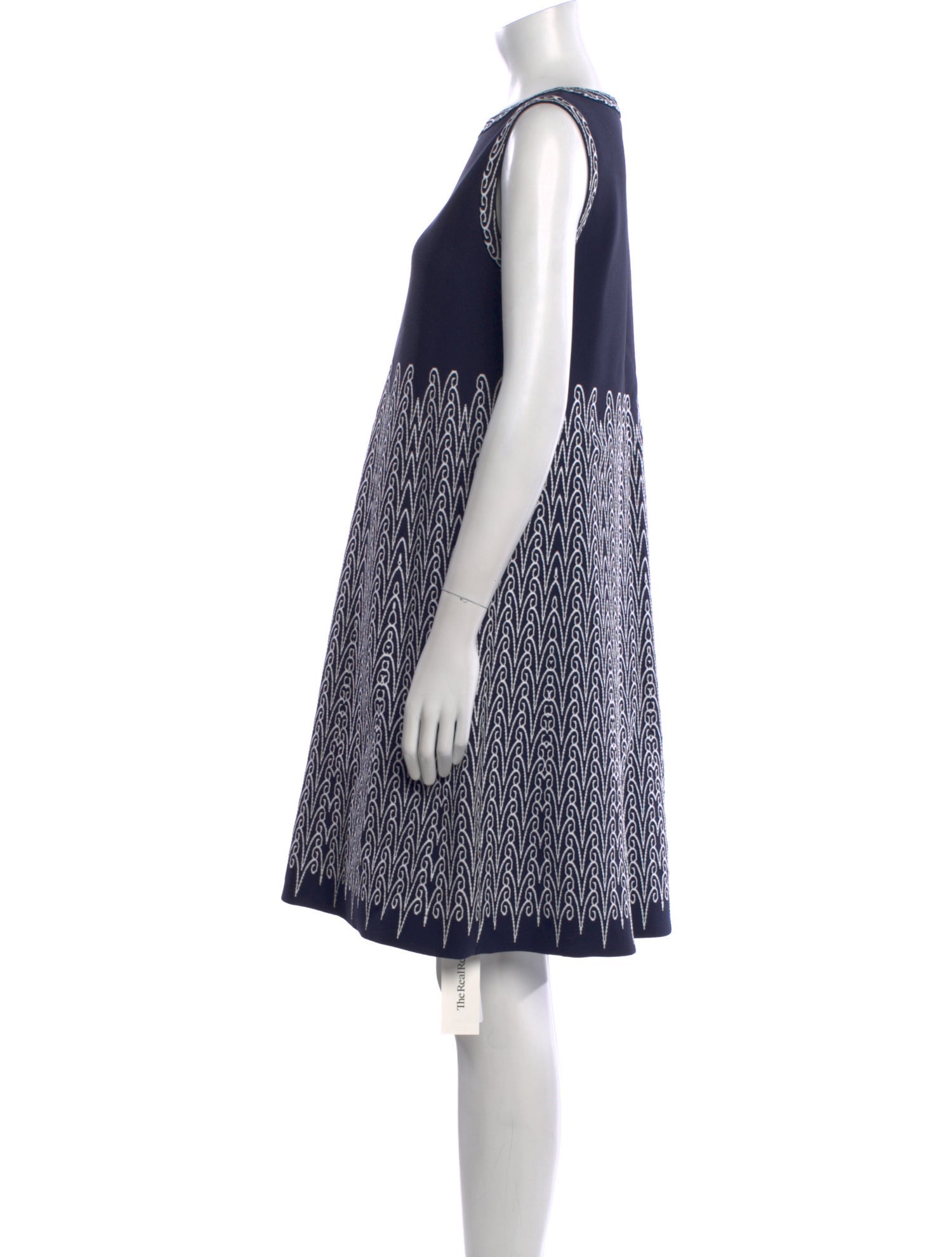 Alaïa Striped Mini Dress