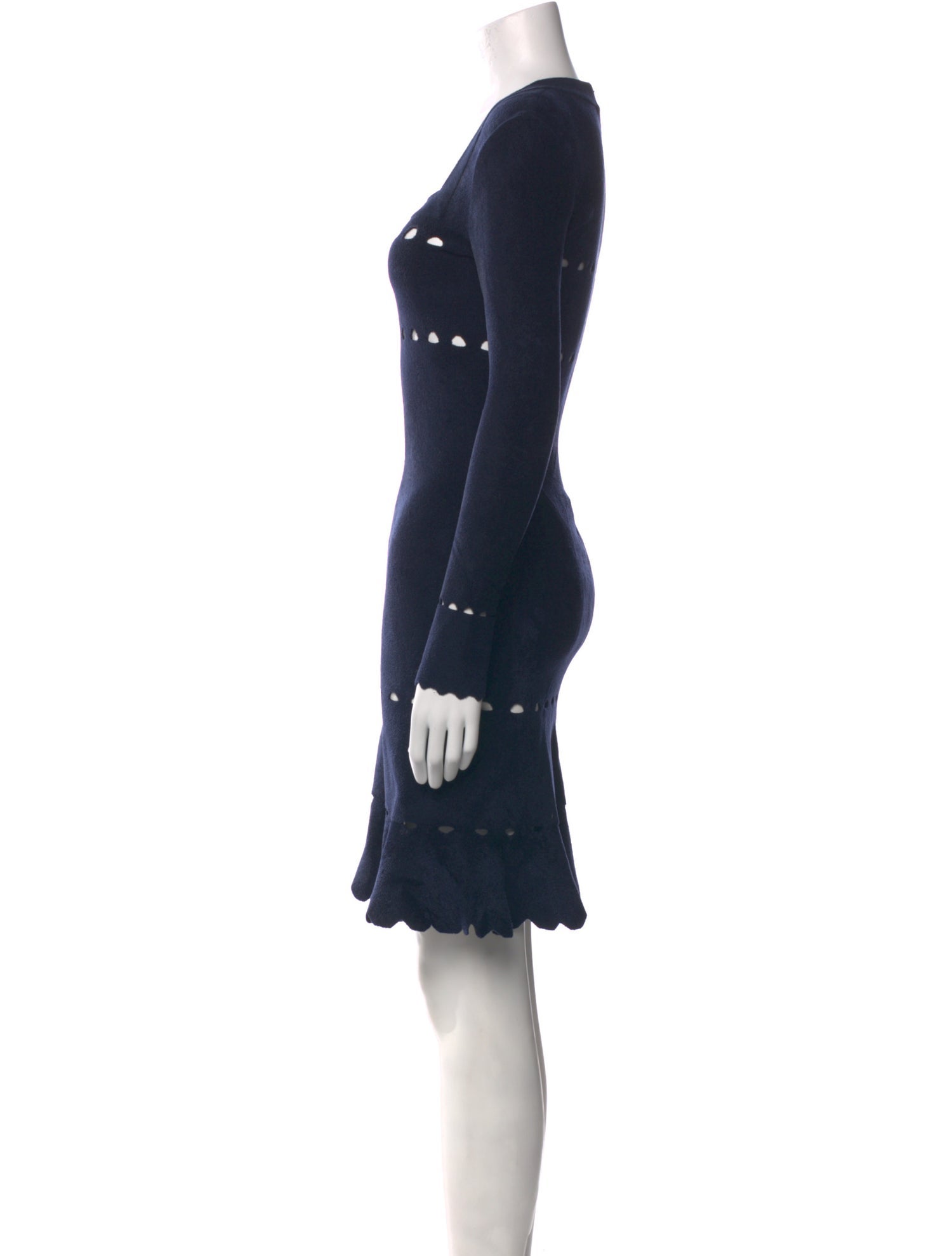 Alaïa Square Neckline Mini Dress