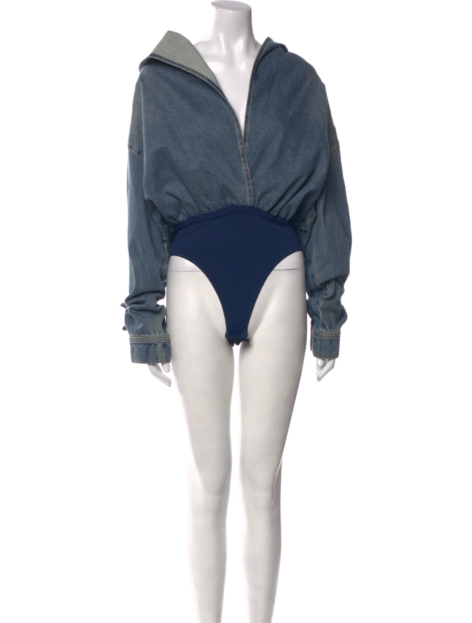 Alaïa 2023 V-Neck Bodysuit