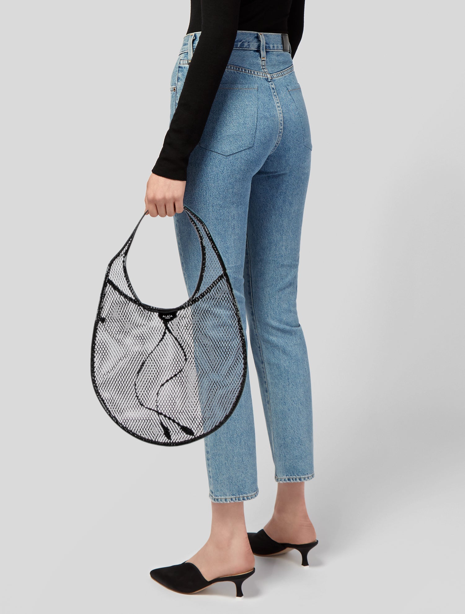 Alaïa Nylon Shoulder Bag