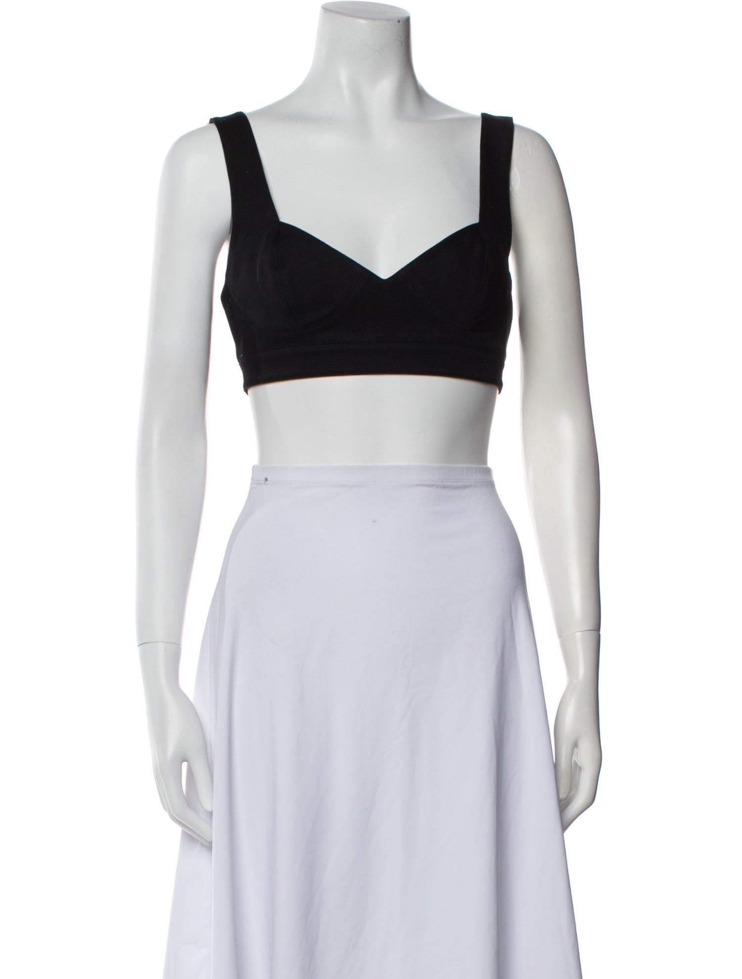 Alaïa Square Neckline Sleeveless Crop Top w/ Tags