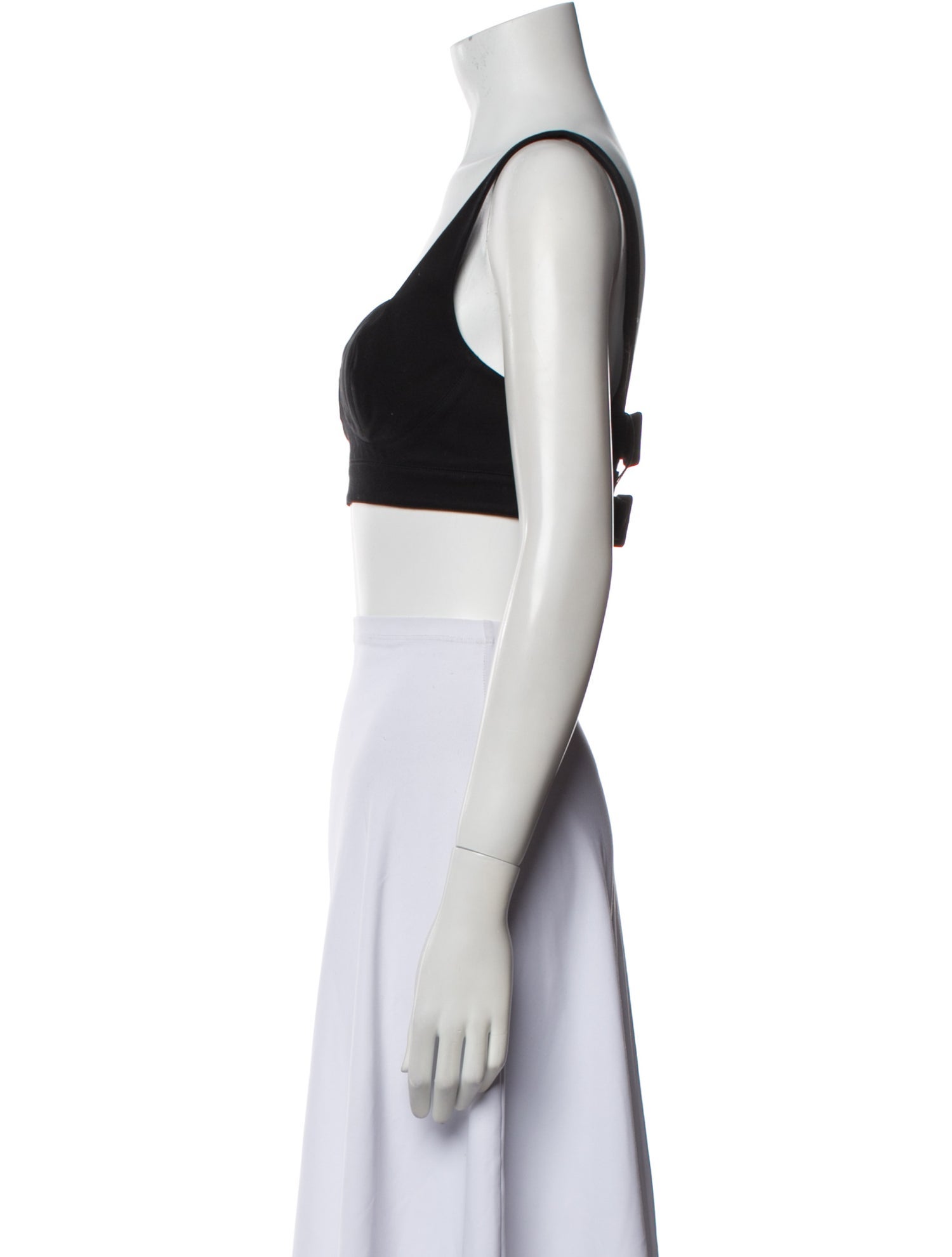 Alaïa Square Neckline Sleeveless Crop Top w/ Tags