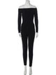 Alaïa Wool Off-The-Shoulder Jumpsuit