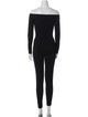 Alaïa Wool Off-The-Shoulder Jumpsuit