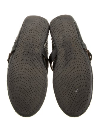 Alaïa Leather Lasercut Accents Flats