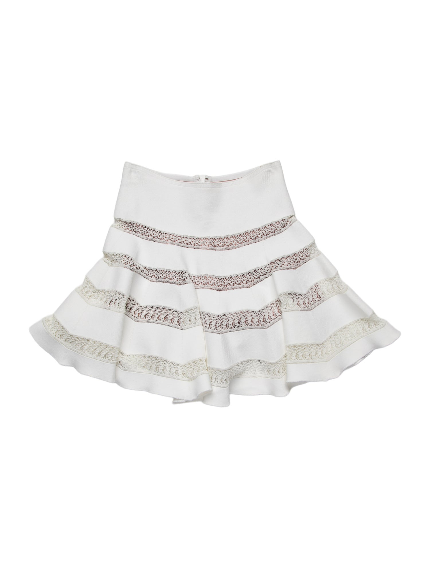 Alaïa Striped Mini Skirt