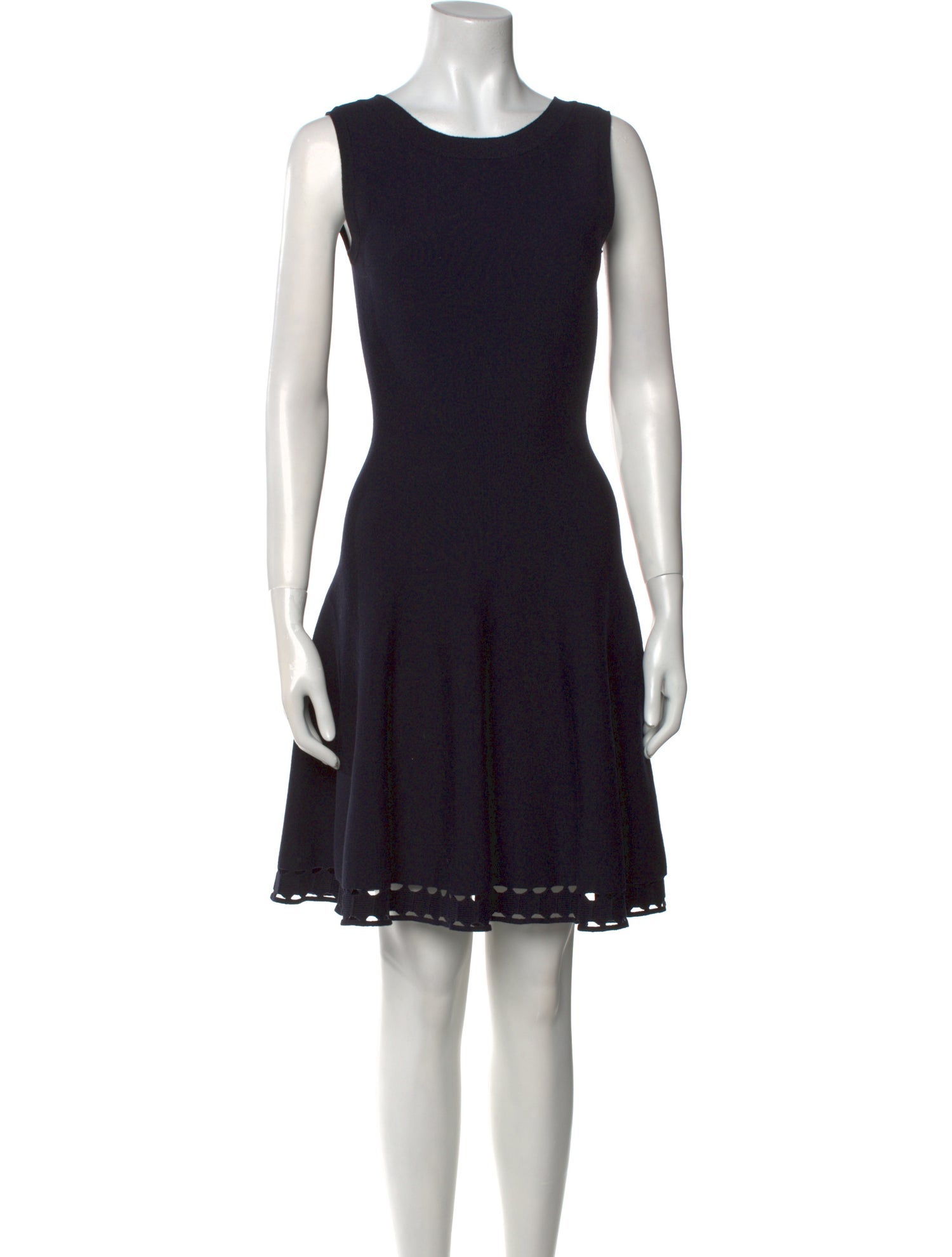 Alaïa Scoop Neck Mini Dress