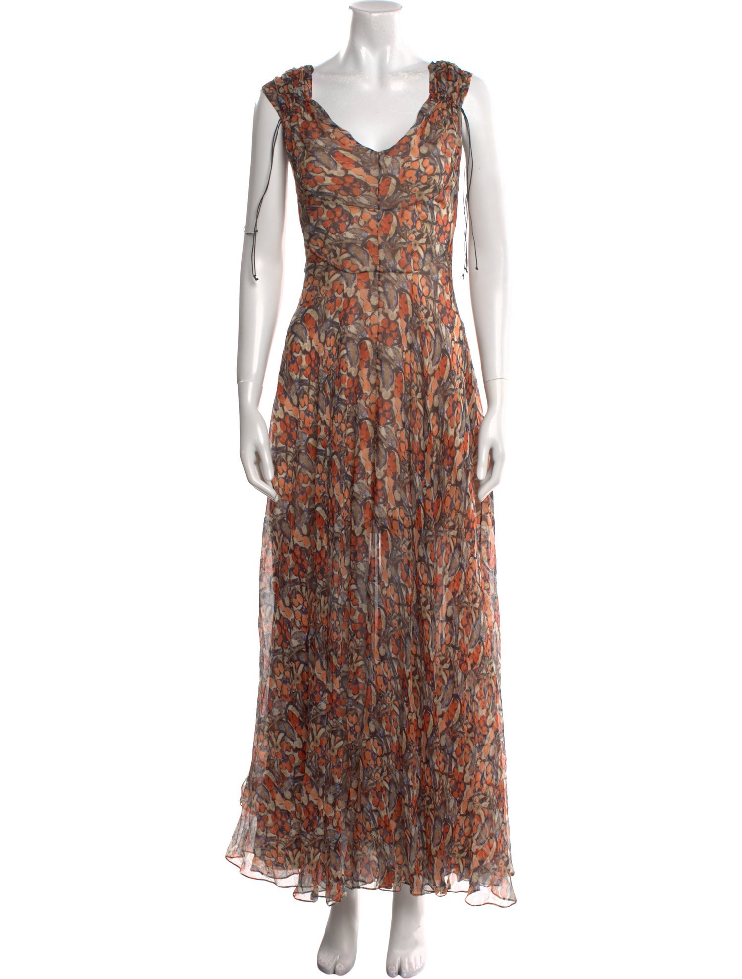 Alaïa Silk Long Dress w/ Tags