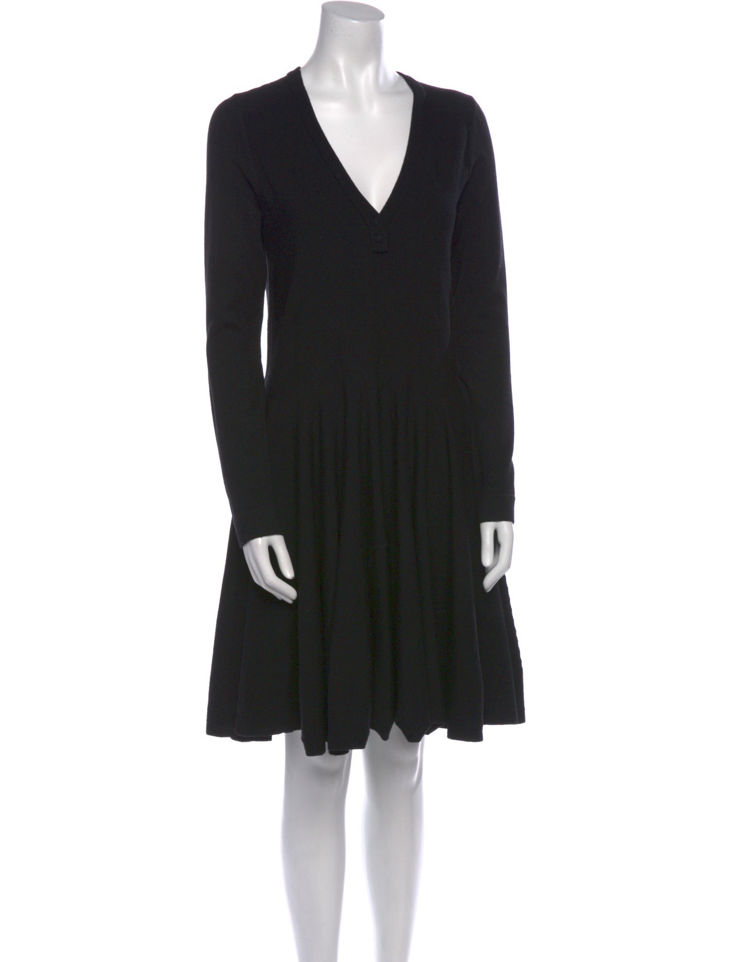 Alaïa Wool Knee-Length Dress