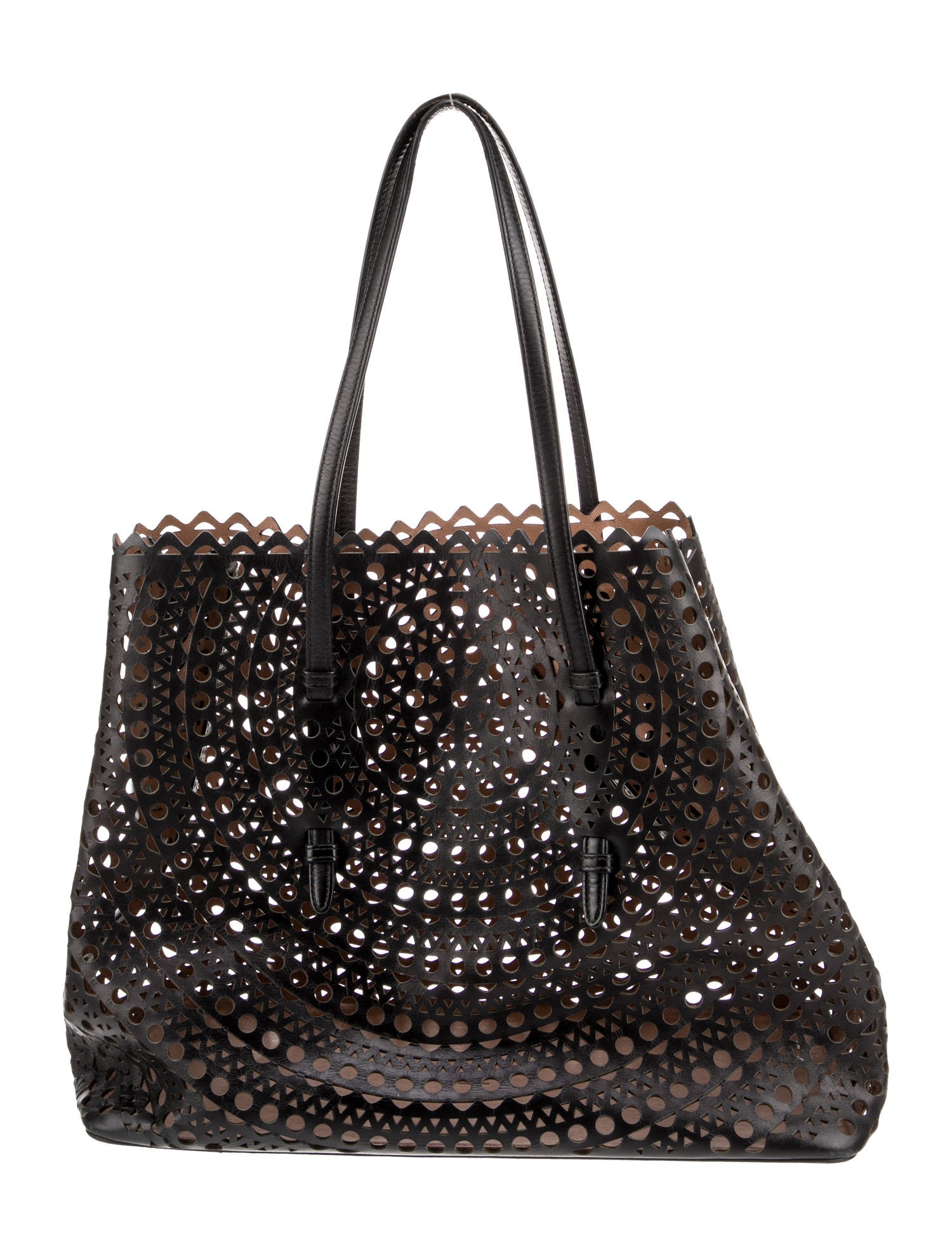 Isaac Reina Leather Tote - Brown Totes, Handbags
