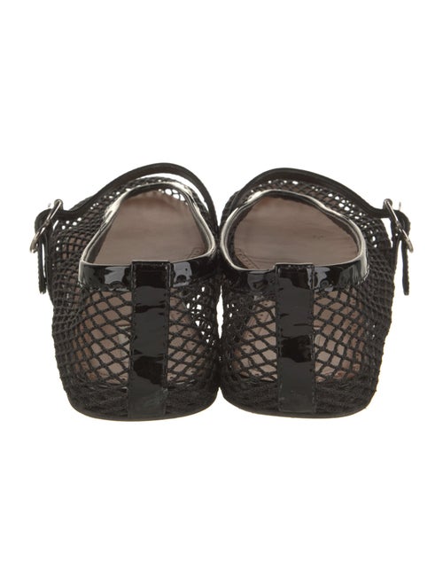 Alaïa Mesh Mesh Accents Mary Jane Flats