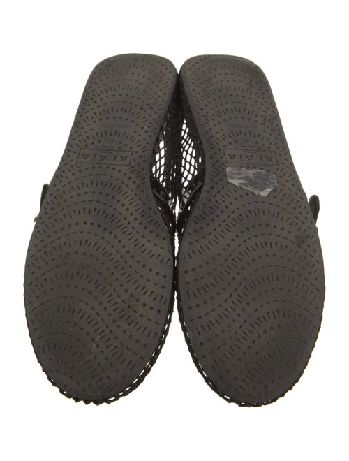 Alaïa Mesh Mesh Accents Mary Jane Flats