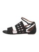 Alaïa Suede Lasercut Accents Gladiator Sandals
