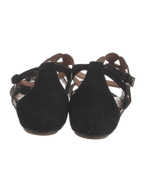 Alaïa Suede Lasercut Accents Gladiator Sandals