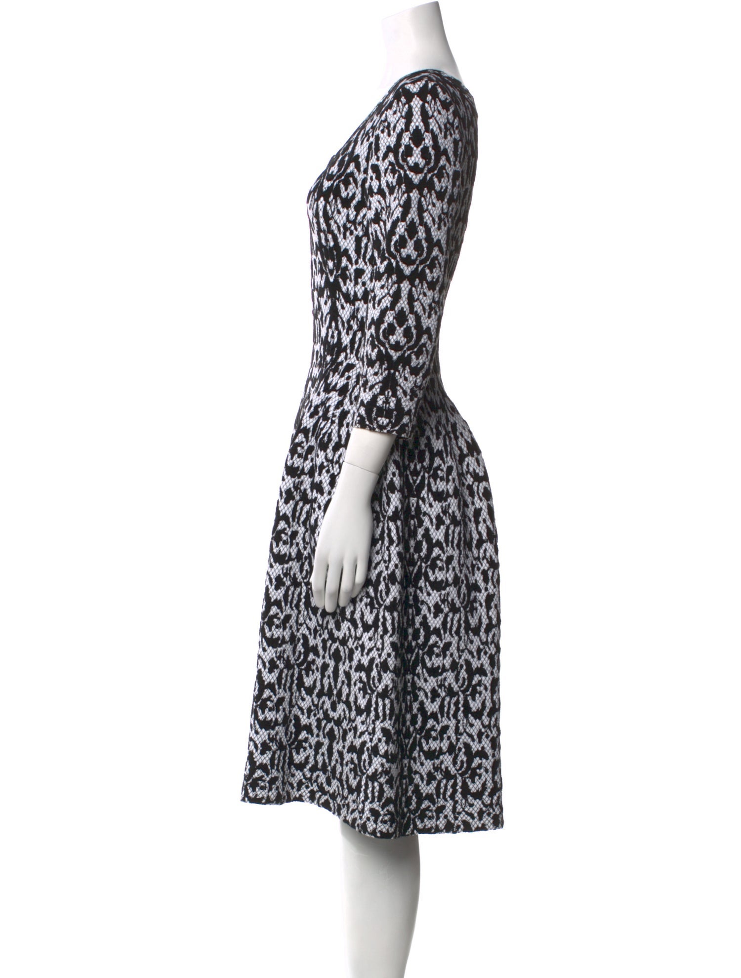 Alaïa Printed Midi Length Dress
