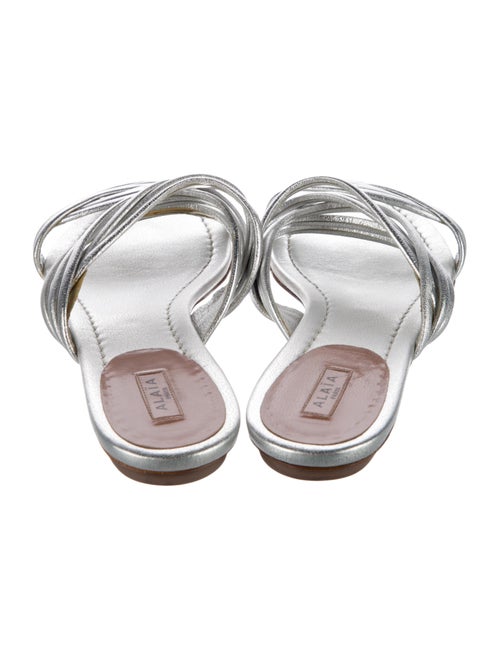 Alaïa Leather Slides