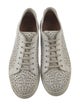 Alaïa Leather Lasercut Accents Sneakers