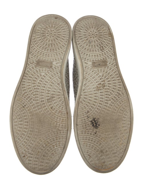 Alaïa Leather Lasercut Accents Sneakers
