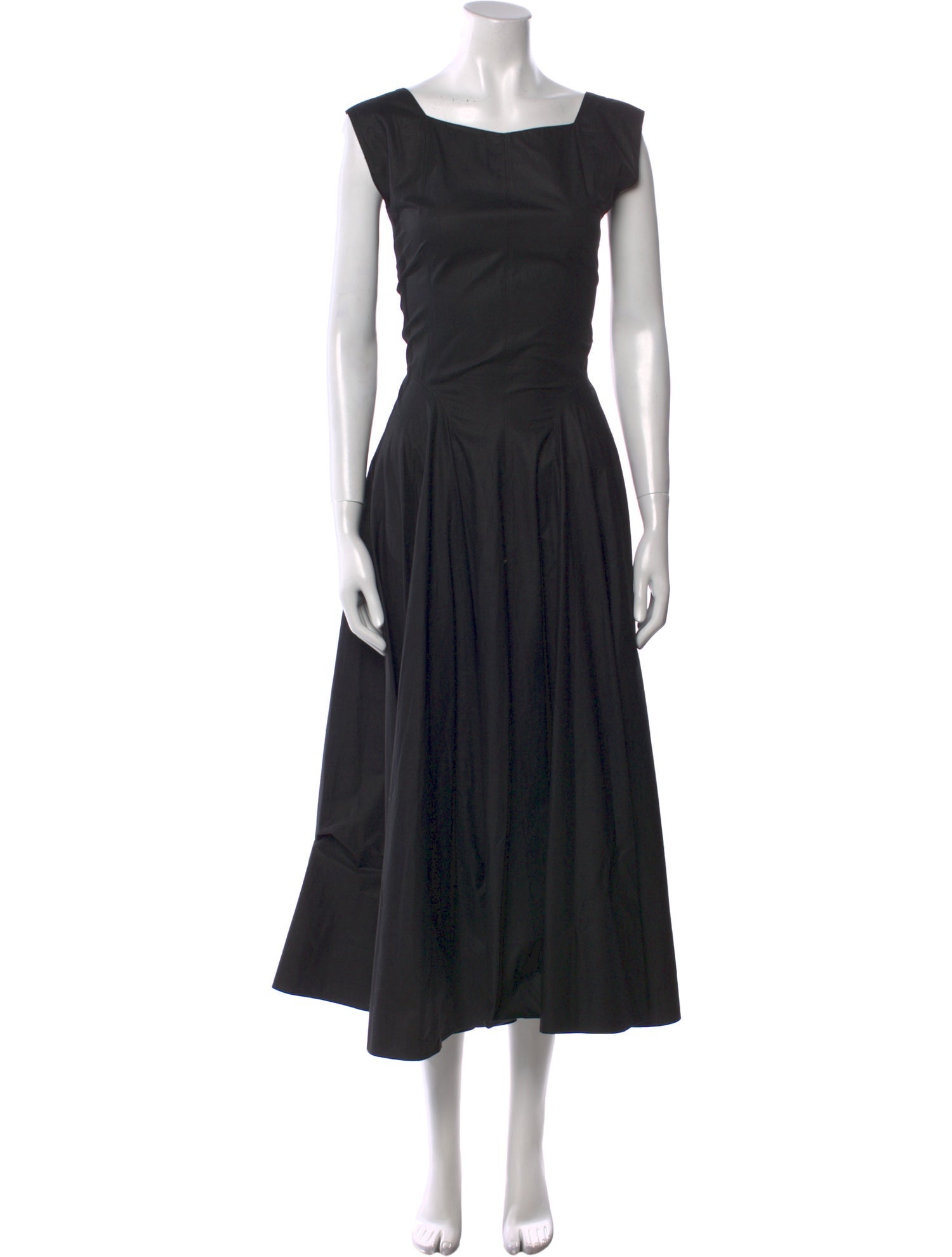 Alaïa Square Neckline Long Dress