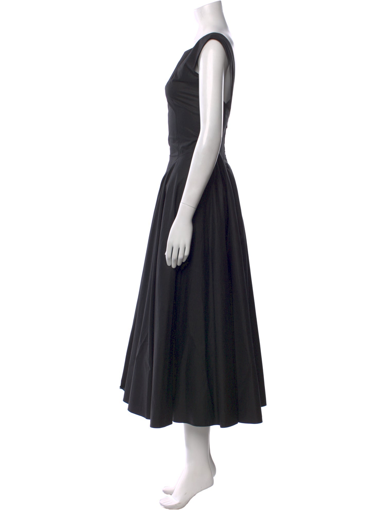 Alaïa Square Neckline Long Dress