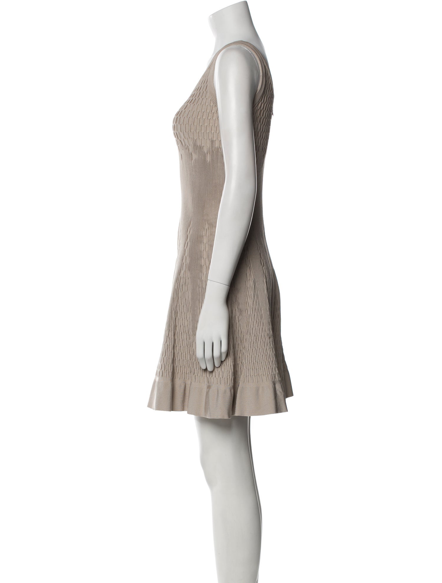 Alaïa Striped Mini Dress