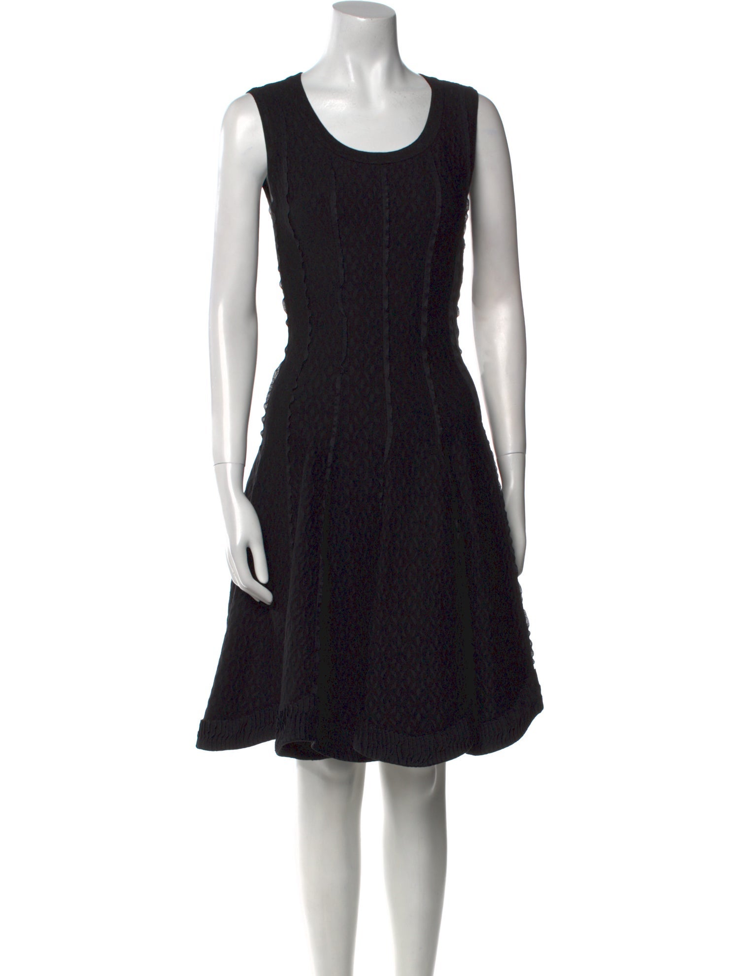 Alaïa Scoop Neck Knee-Length Dress
