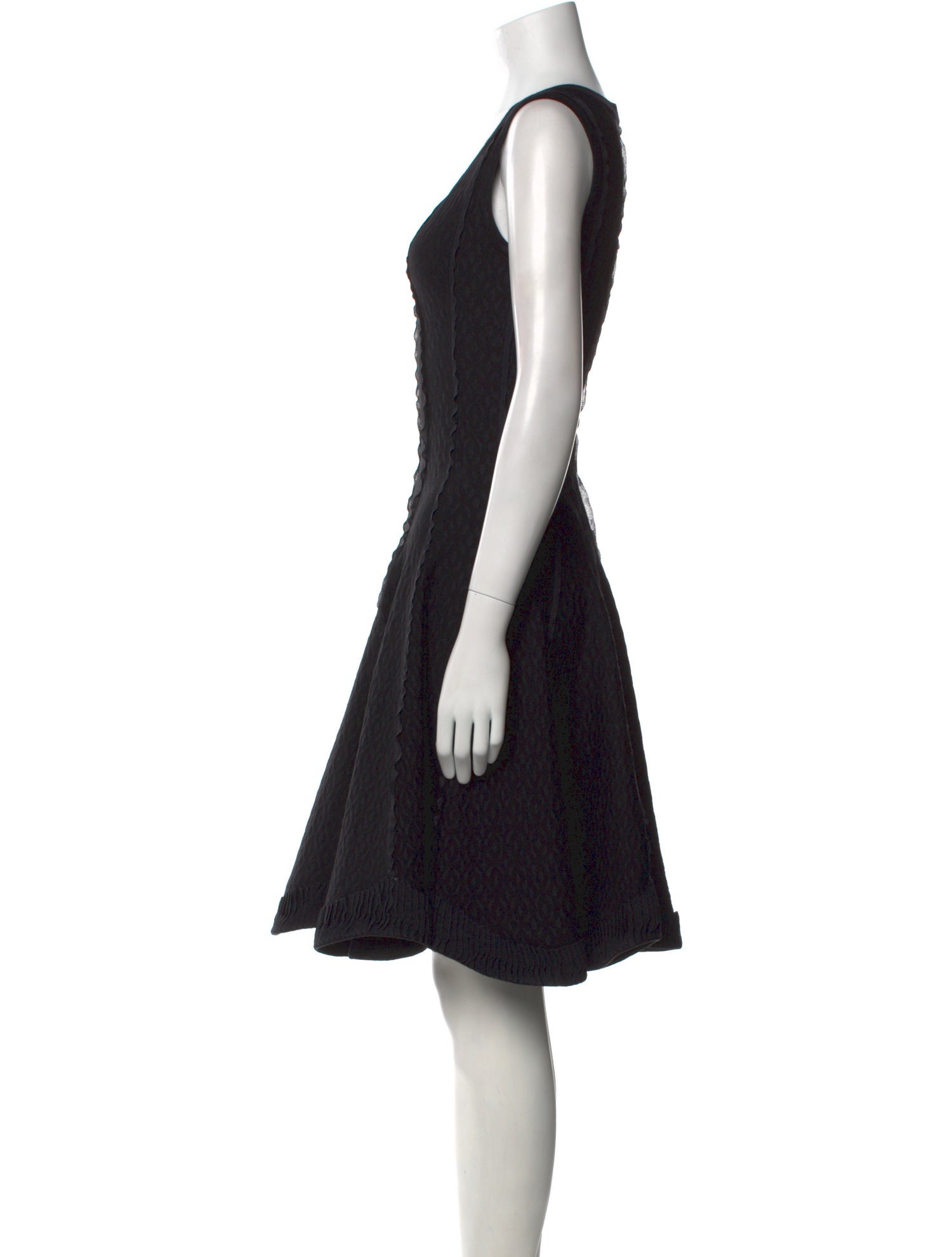 Alaïa Scoop Neck Knee-Length Dress