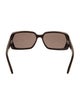 Alaïa Square Tinted Sunglasses