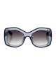 Alaïa Oversize Gradient Sunglasses