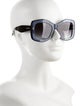 Alaïa Oversize Gradient Sunglasses