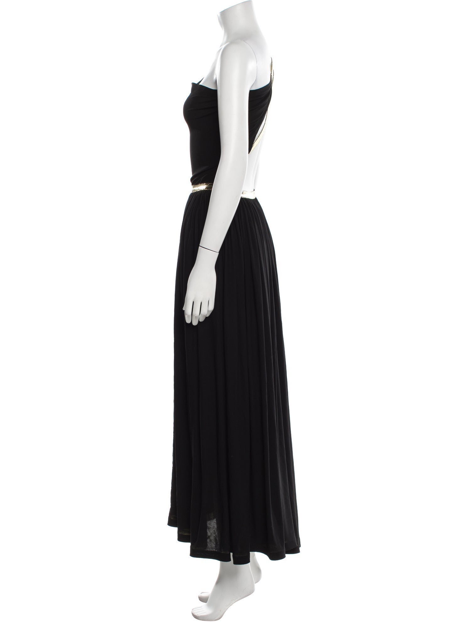 Alaïa One-Shoulder Long Dress