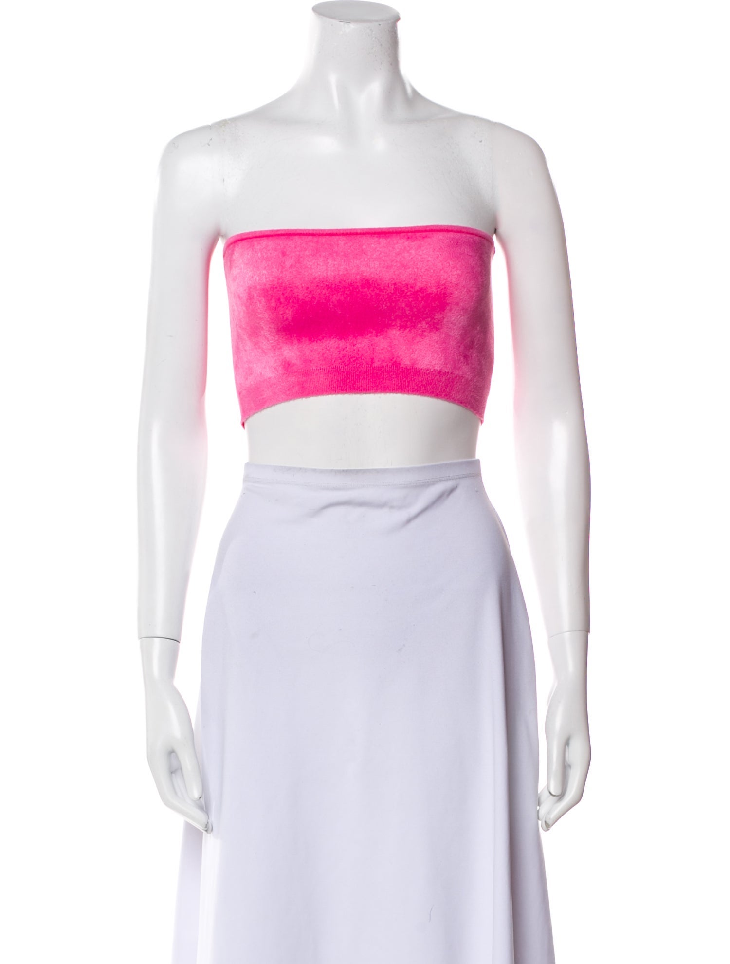 Alaïa Strapless Crop Top