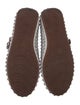 Alaïa Leather Patterned Mary Jane Flats