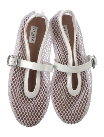 Alaïa Mesh Mary Jane Flats