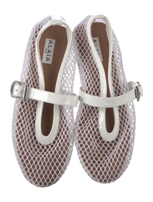 Alaïa Mesh Mary Jane Flats