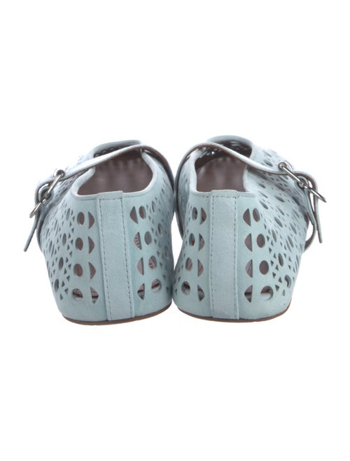 Alaïa Mary Jane Suede Flats