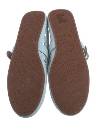 Alaïa Mary Jane Suede Flats