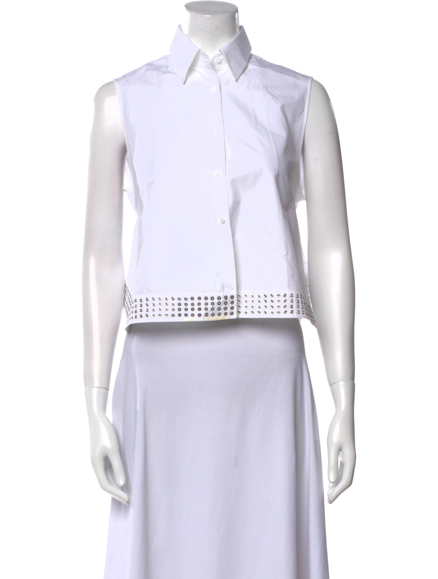 Alaïa Sleeveless Crop Top