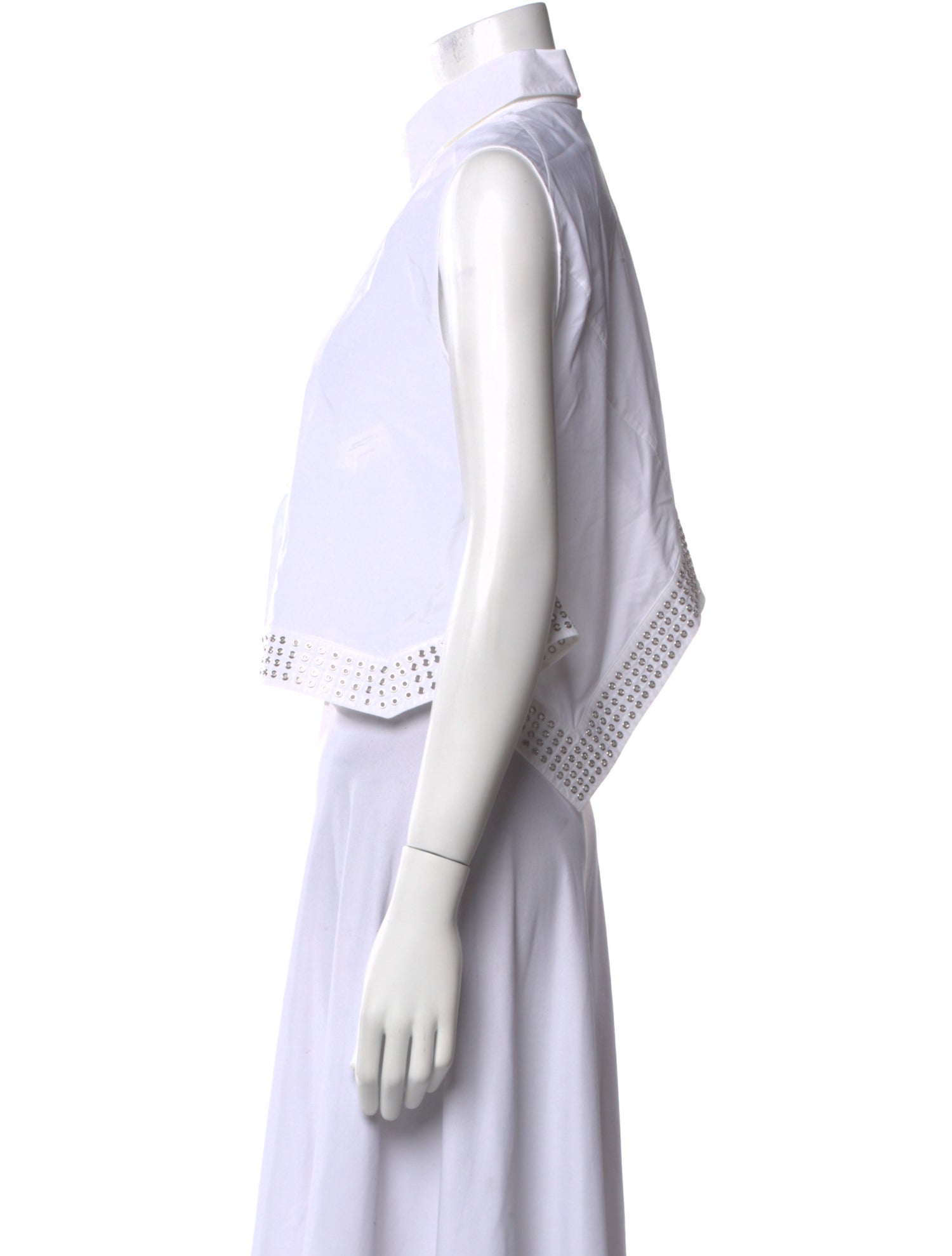 Alaïa Sleeveless Crop Top