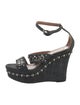 Alaïa Denim Studded Accents Sandals