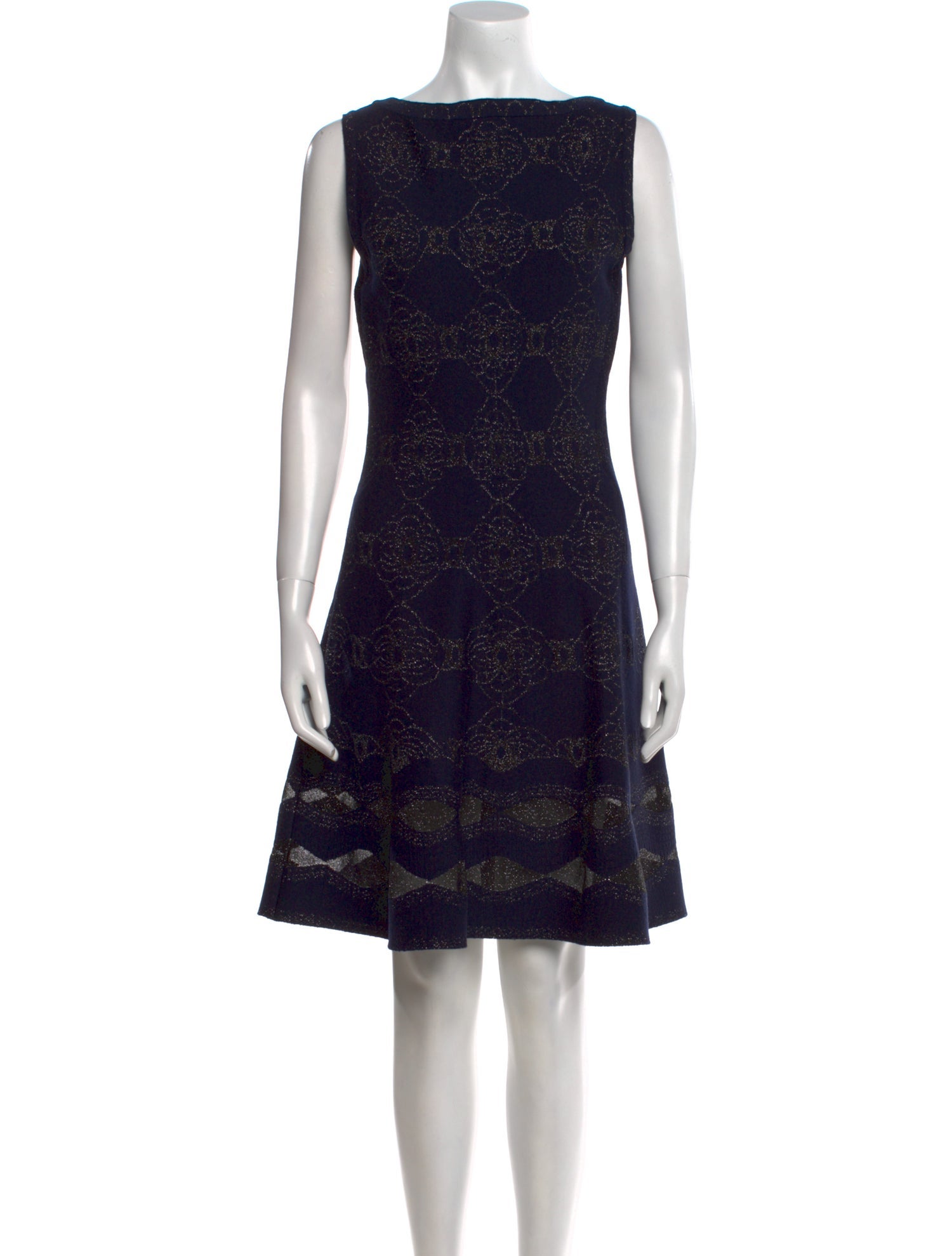 Alaïa Wool Knee-Length Dress