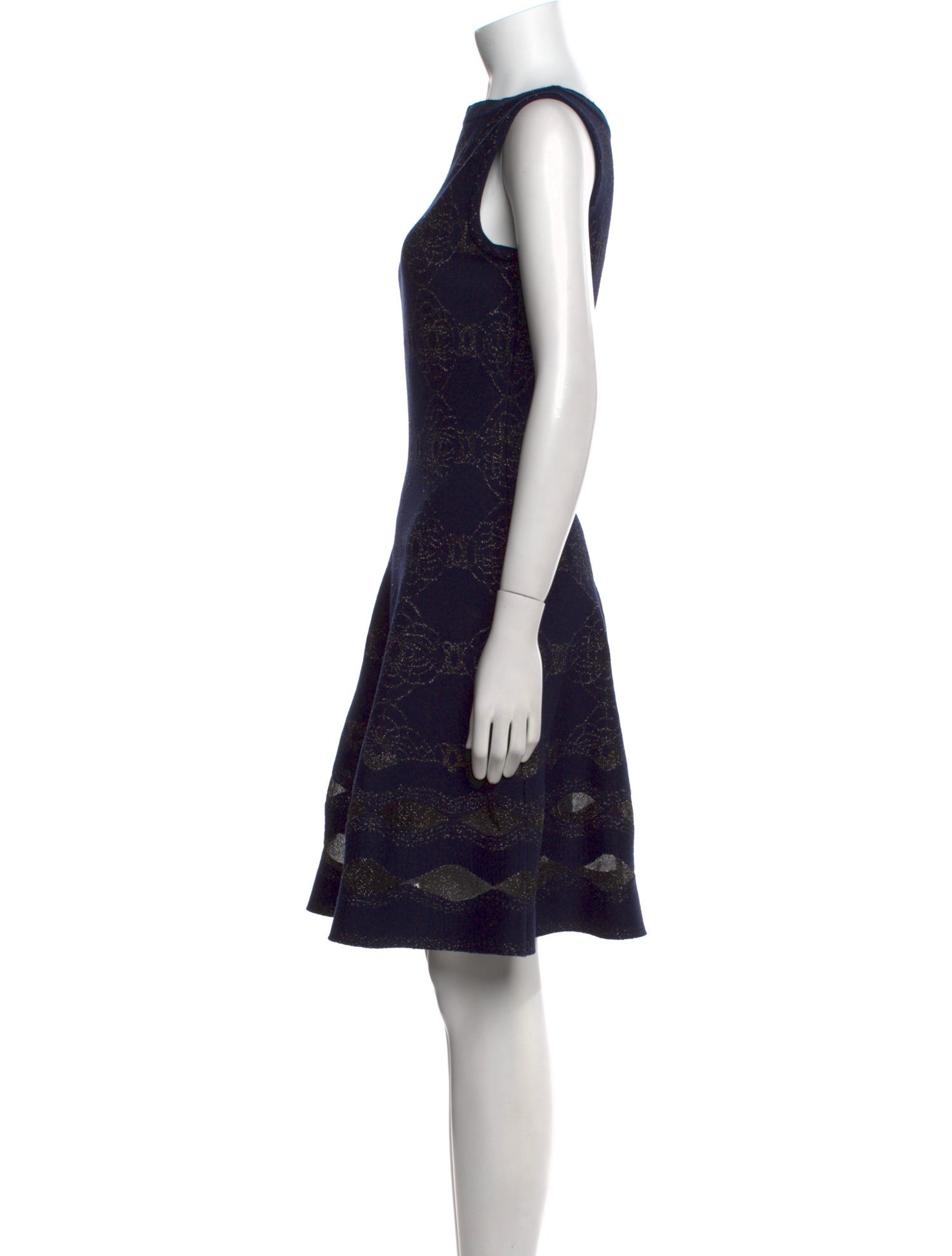 Alaïa Wool Knee-Length Dress