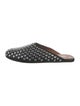 Alaïa Leather Crystal Embellishments Mules