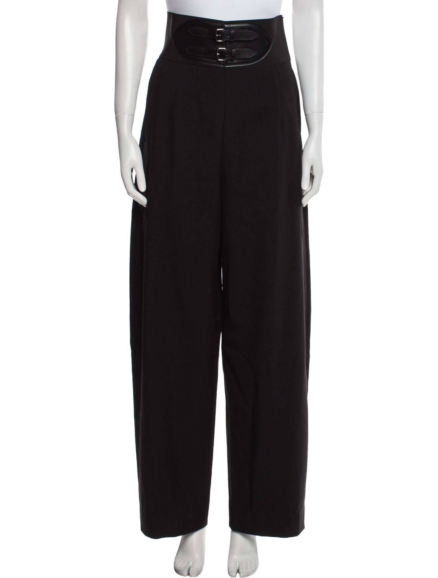 Alaïa Virgin Wool Wide Leg Pants