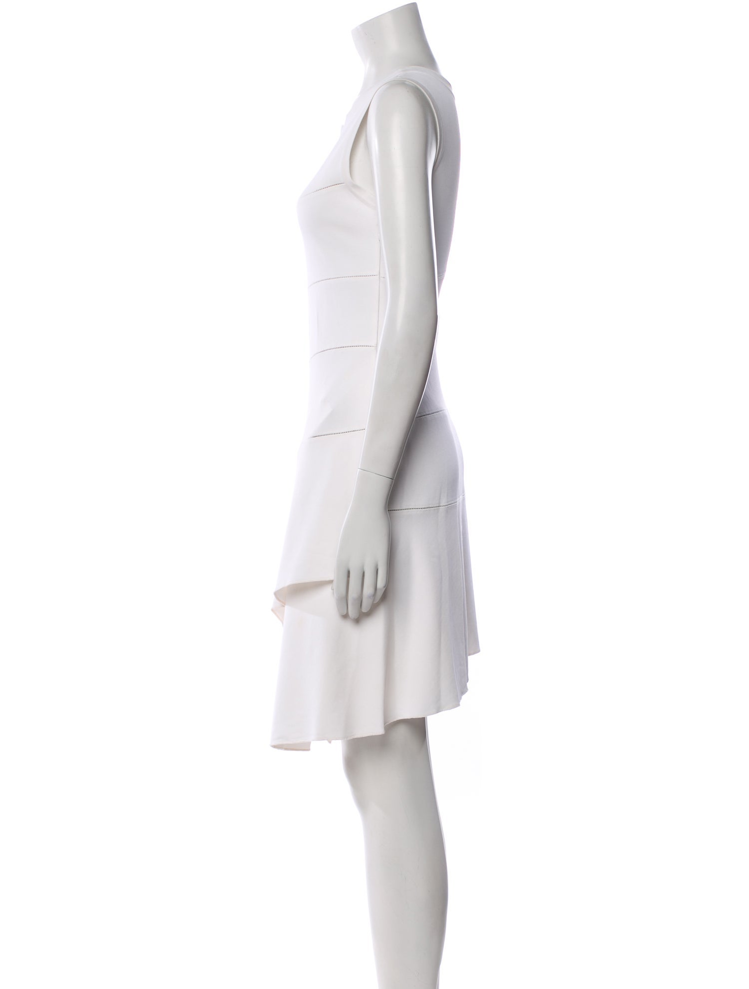 Alaïa Scoop Neck Mini Dress