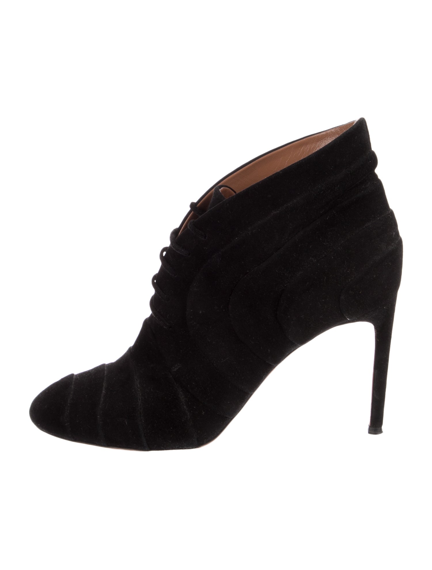 Alaïa Suede Lace-Up Boots