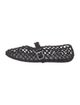 Alaïa Lambskin Braided Accents Mary Jane Flats
